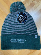 Abbey Striped Tossle Cap (FOREST GREEN/GREY)